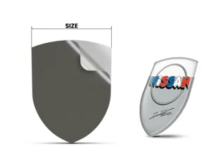 Nissan Printed Logo Stickers Stylish Max Pro Durable